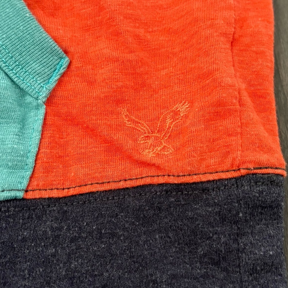 American Eagle Outfitters Men’s Colour Block Pullover Hoodie/Sweatshirt Size S - Picture 6 of 8